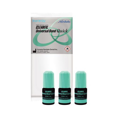 Kuraray 3574EU Clearfil Universal Bond Quick Bottle Value Pack 5 mL 3/Pk Kuraray 3574EU Clearfil Universal Bond Quick Bottle Value Pack 5 mL 3/Pk